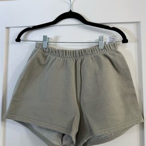Aritzia Beige Athletic Shorts